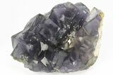 Purple Cubic Fluorite Crystals with Phantoms - Yaogangxian Mine #217424-3